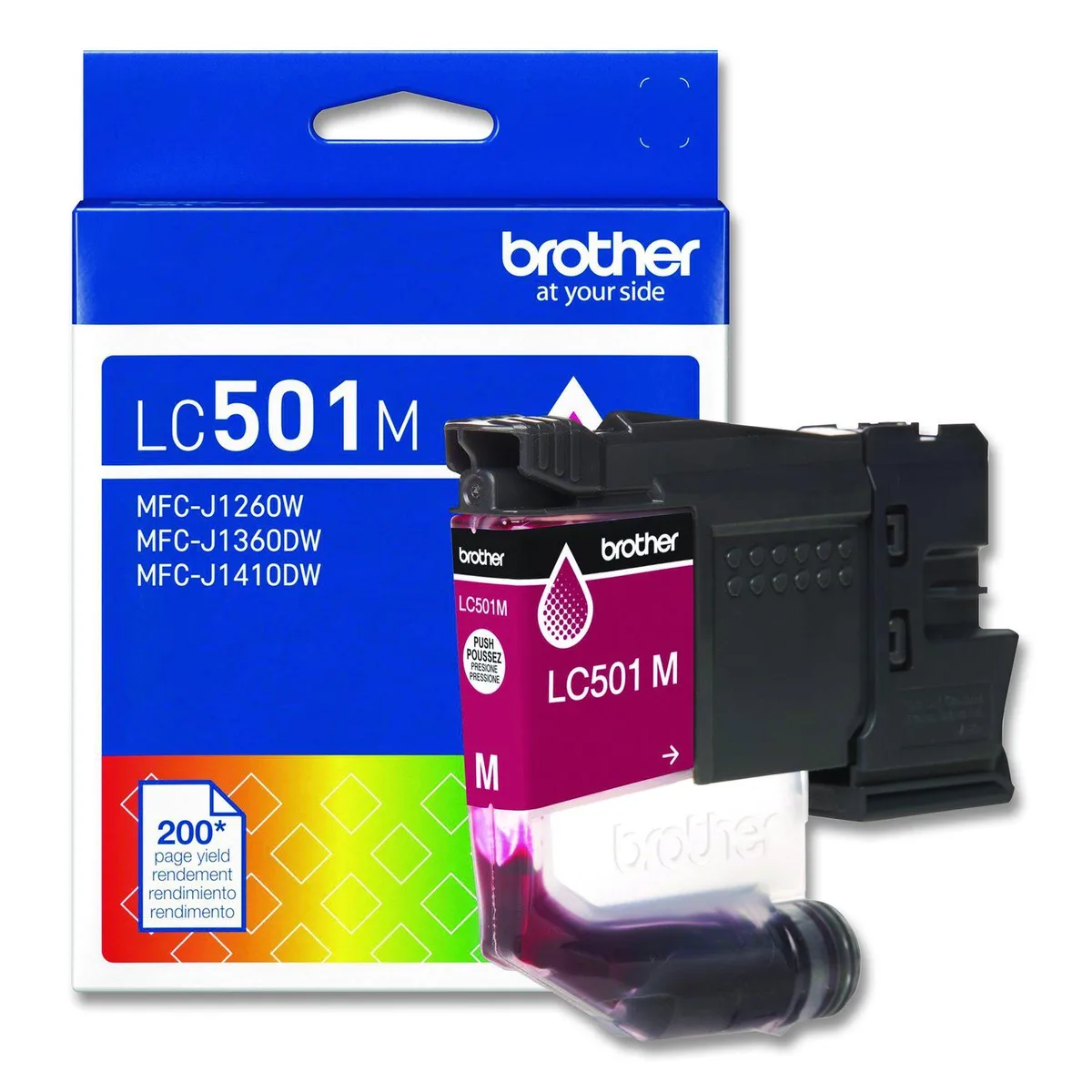 Brother Brother LC501M Standard Yield Magenta Ink Cartridge — product photo