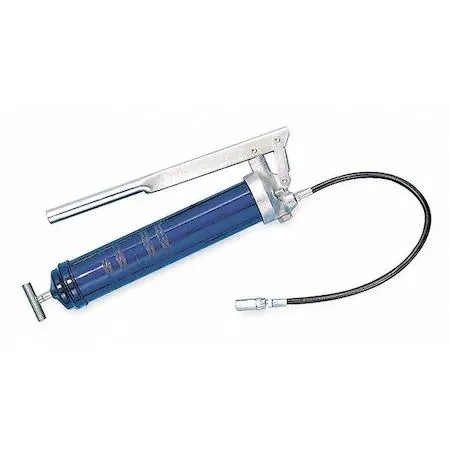 Lincoln 1147 lever grease gun with flexible hose and long metal handle