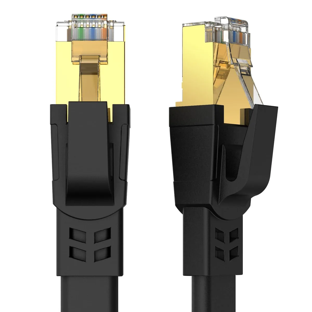 BUCIER BUCIER CAT8 Ethernet Cable 20ft 40Gbps 2000MHz Black — product photo