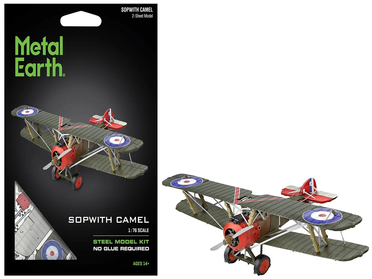 Metal Earth Metal Earth Sopwith Camel WWI British RFC 95-part Steel Model Kit — product photo