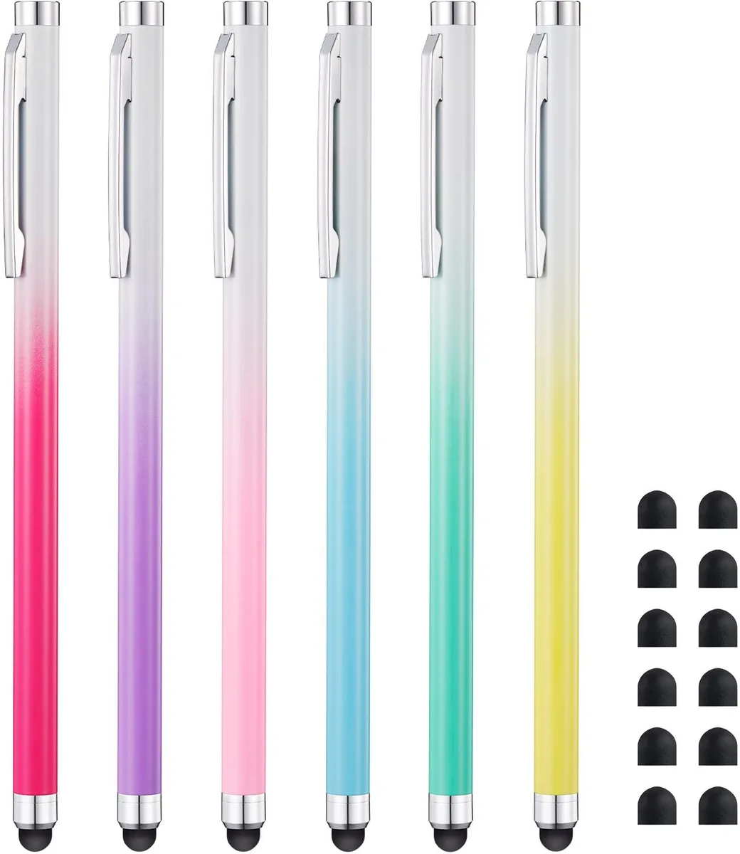  LINFANC Stylus 6 Pack with 12 Replacement Tips — product photo