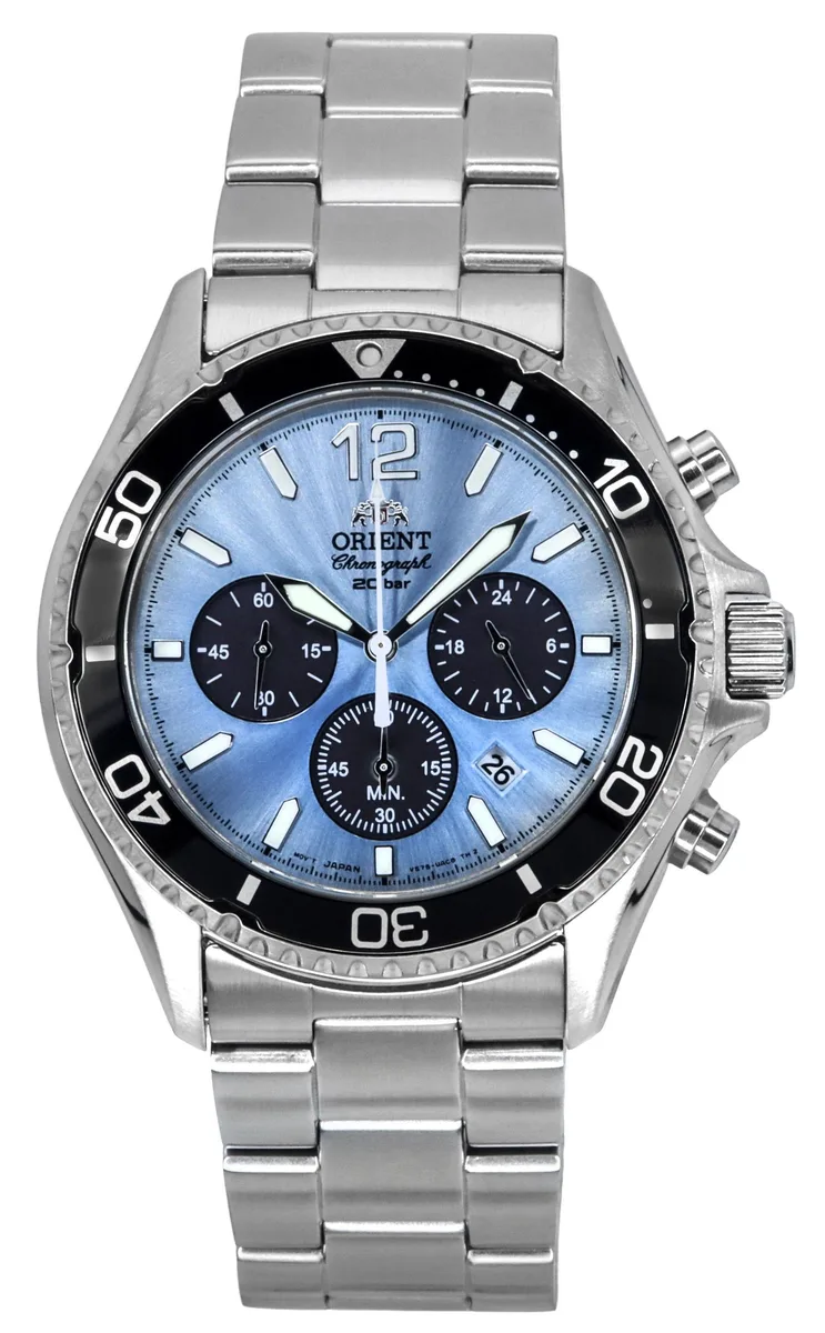 Orient Orient Sports Diver's 200m Quartz Sky Blue Dial 42.80mm RA-TX0206L — product photo