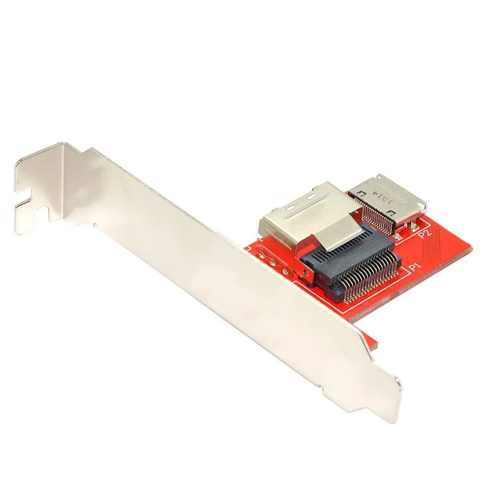 Vszerda Vszerda Mini SAS SFF-8087 to Oculink SFF-8611 SFF-8612 PCBA Female Adapter with Bracket — product photo