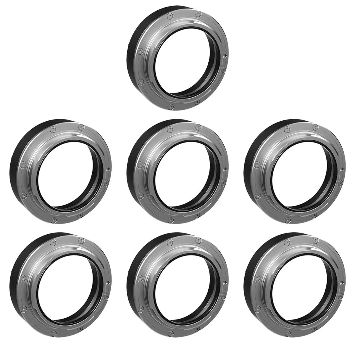 DZOFilm EF-mount tool kit for Vespid, Catta Ace and Gnosis lenses, seven pieces including bayonets, port cap, shims and screwdriver
