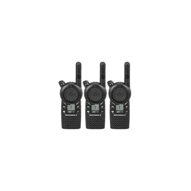 Motorola Motorola CLS1110 UHF two-way radio three-pack — product photo