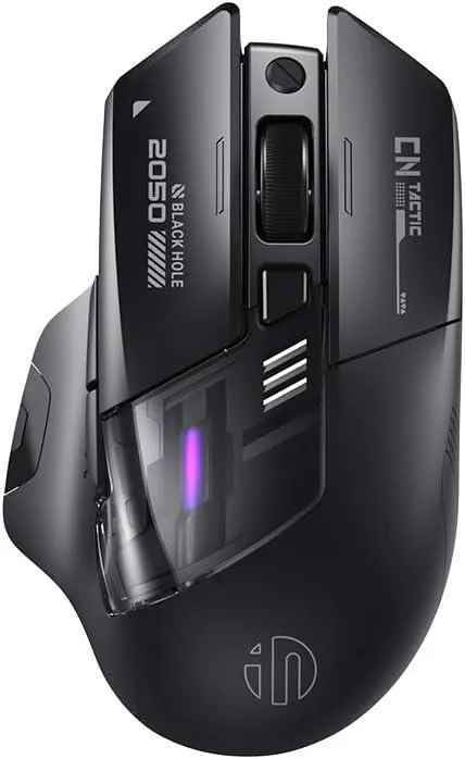 Inphic Electronics(Shenzhen)Co.,Ltd. Inphic Electronics A9 Explorer Gaming Mouse 2.4G Bluetooth 5.0 2400 DPI 39mm Palm Support — product photo