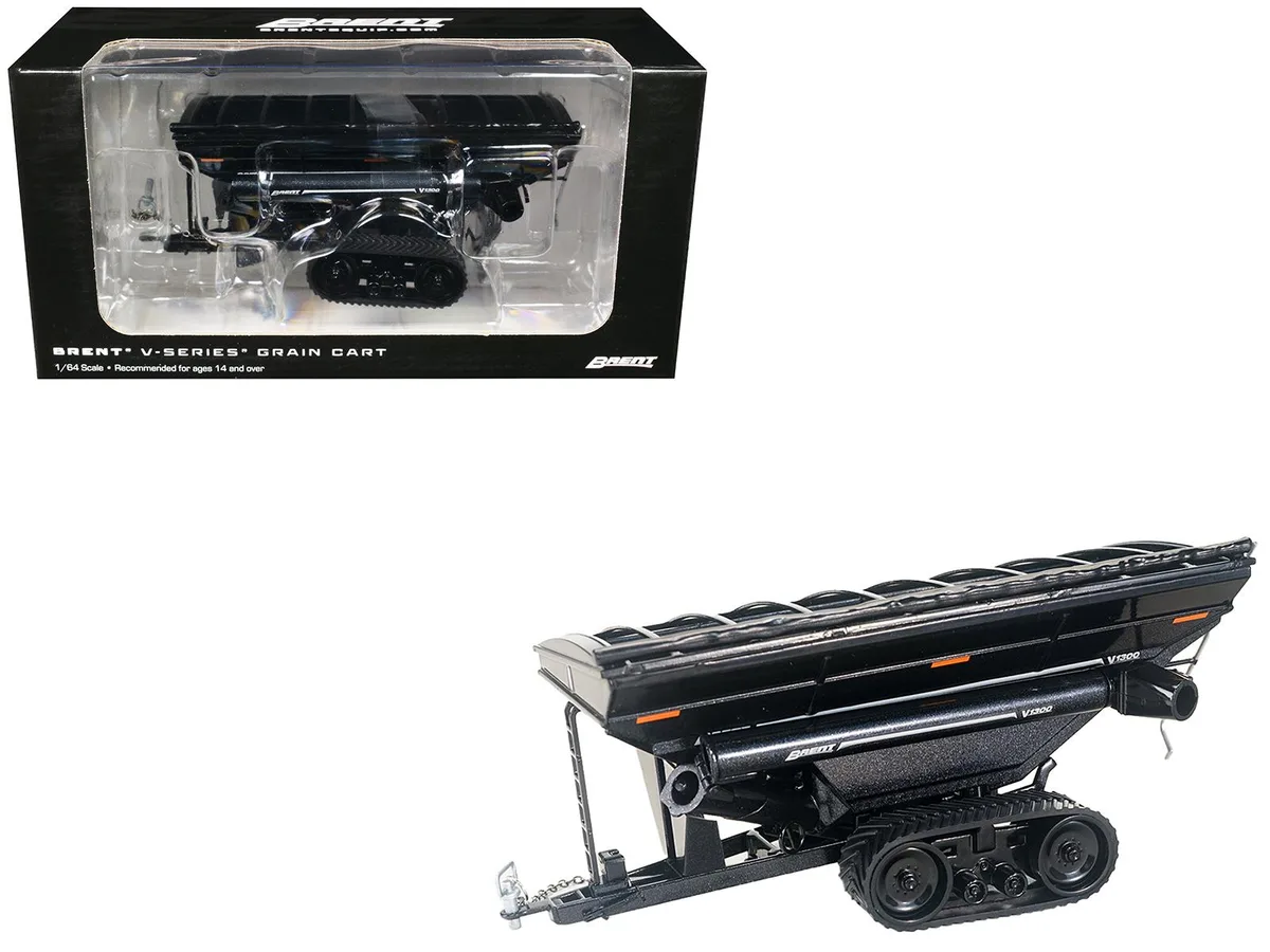 SpecCast Collectibles SpecCast Collectibles Brent V1300 Grain Cart Black Metallic 1/64 Diecast — product photo