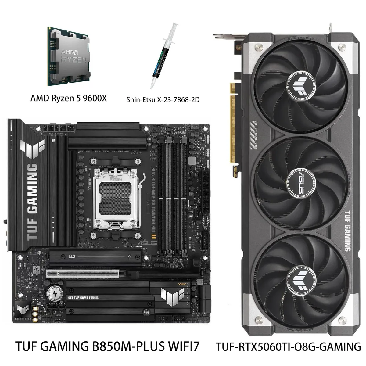 ASUS ASUS TUF GeForce RTX 5060 Ti 8GB graphics card — product photo