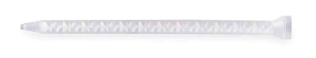 White rubber mixing nozzle with stepped taper, pack of six