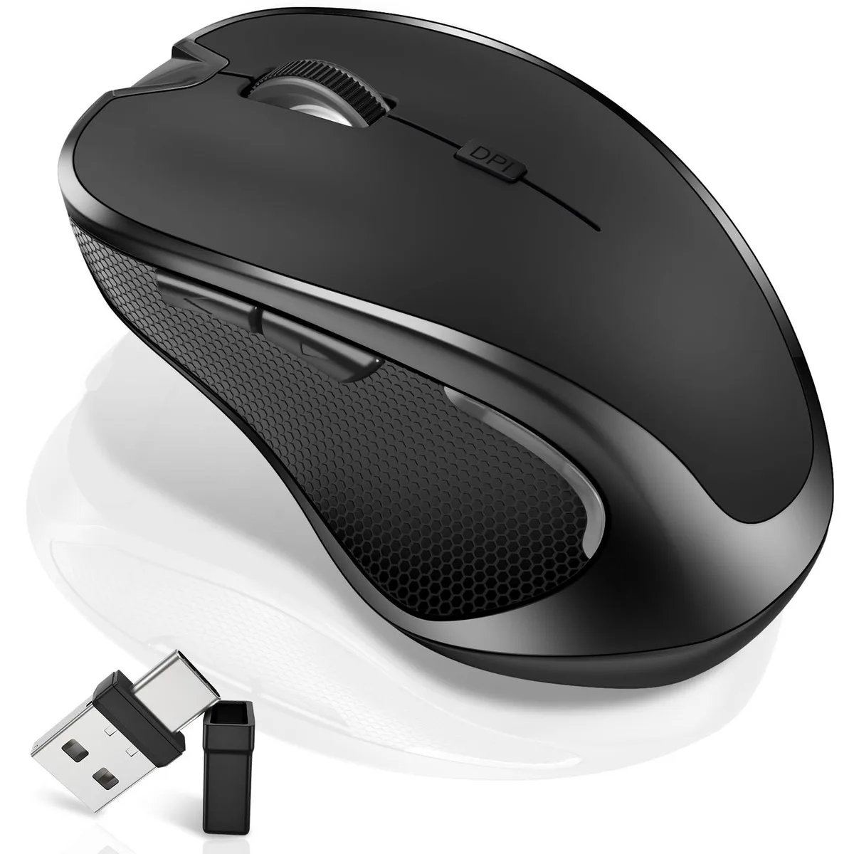ARENTI ARENTI 2 in 1 Accessories Bluetooth 5.2 800 1200 1600 DPI Black — product photo