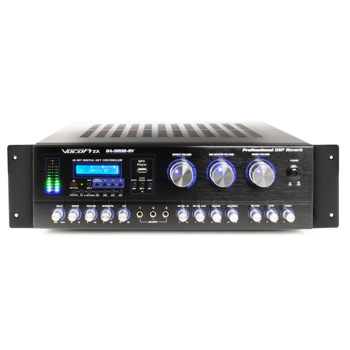 VocoPro VocoPro DA-9808-RV 600W Karaoke Amplifier with 24-bit DSP — product photo