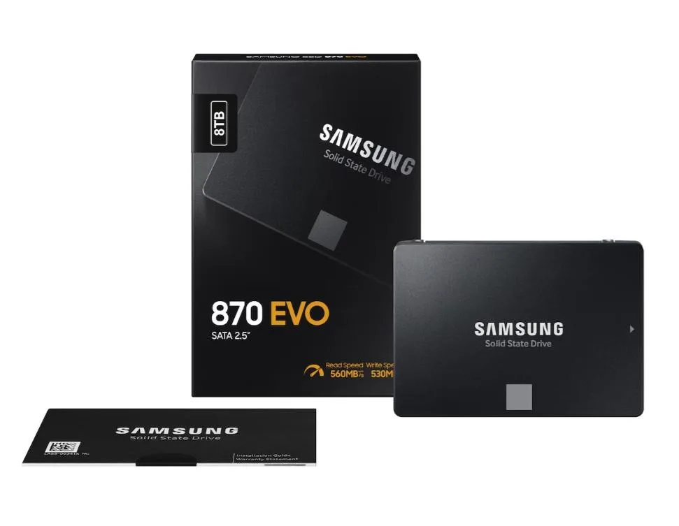 SAMSUNG SAMSUNG 870 EVO 8TB 2.5" SATA internal SSD — product photo