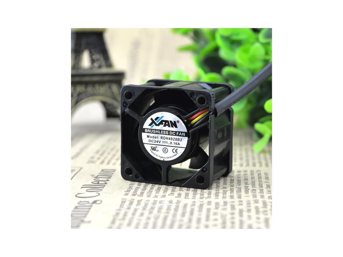 Fans Fans 4028 24V .16A 3-wire double ball case fan — product photo