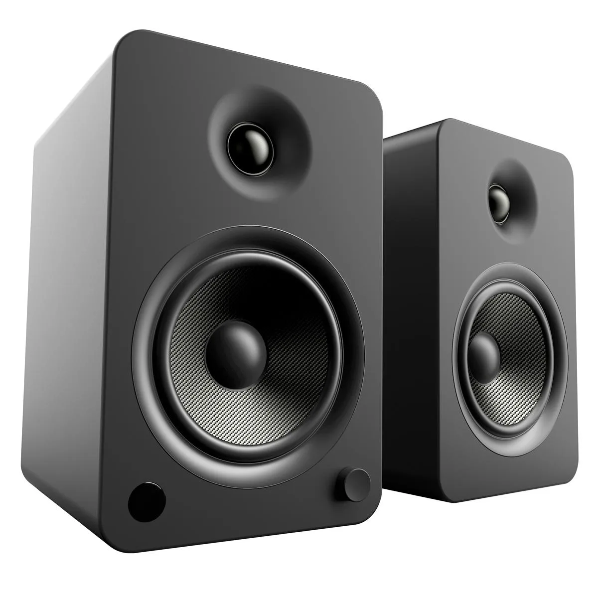 Kanto Kanto YU6MB 200W Bluetooth 4.0 Phono Home Audio Speakers Pair Matte Black — product photo