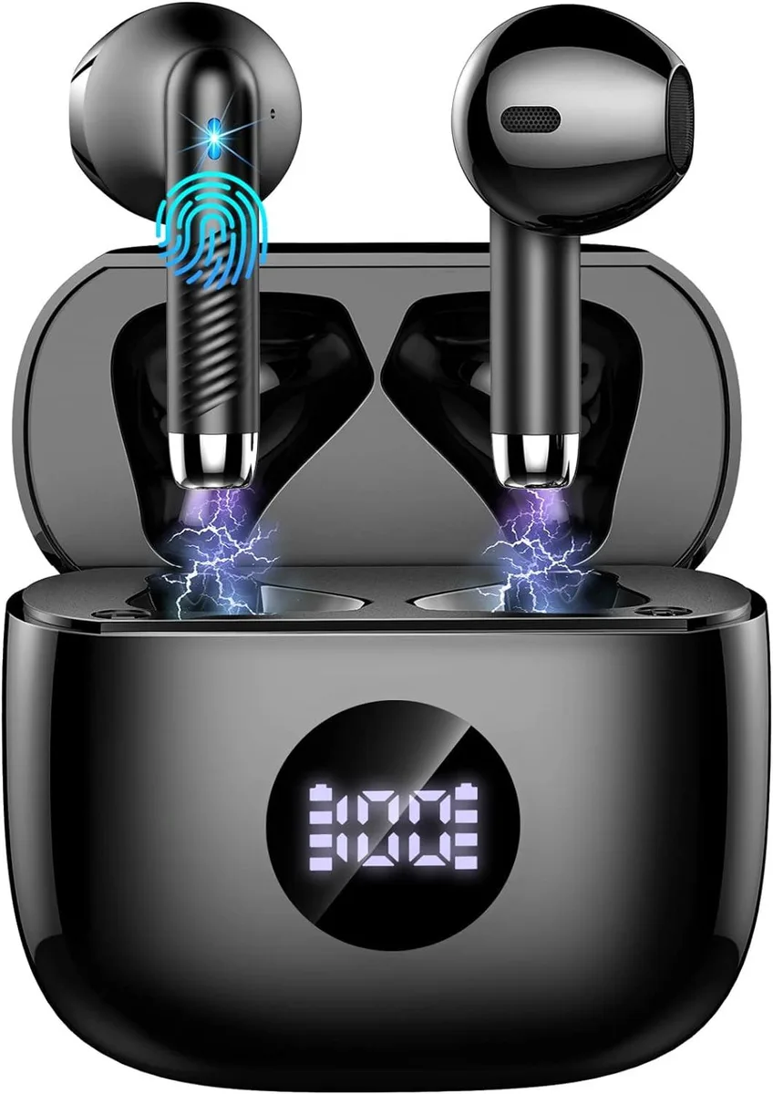KEHIPI KEHIPI J53 Wireless Earbuds Bluetooth 5.3 13mm 40H Black — product photo