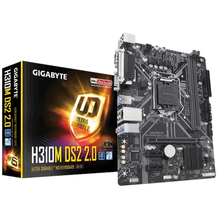 GIGABYTE GIGABYTE H310M DS2 2.0 LGA 1151 Intel H310 DDR4 Micro ATX Motherboard — product photo