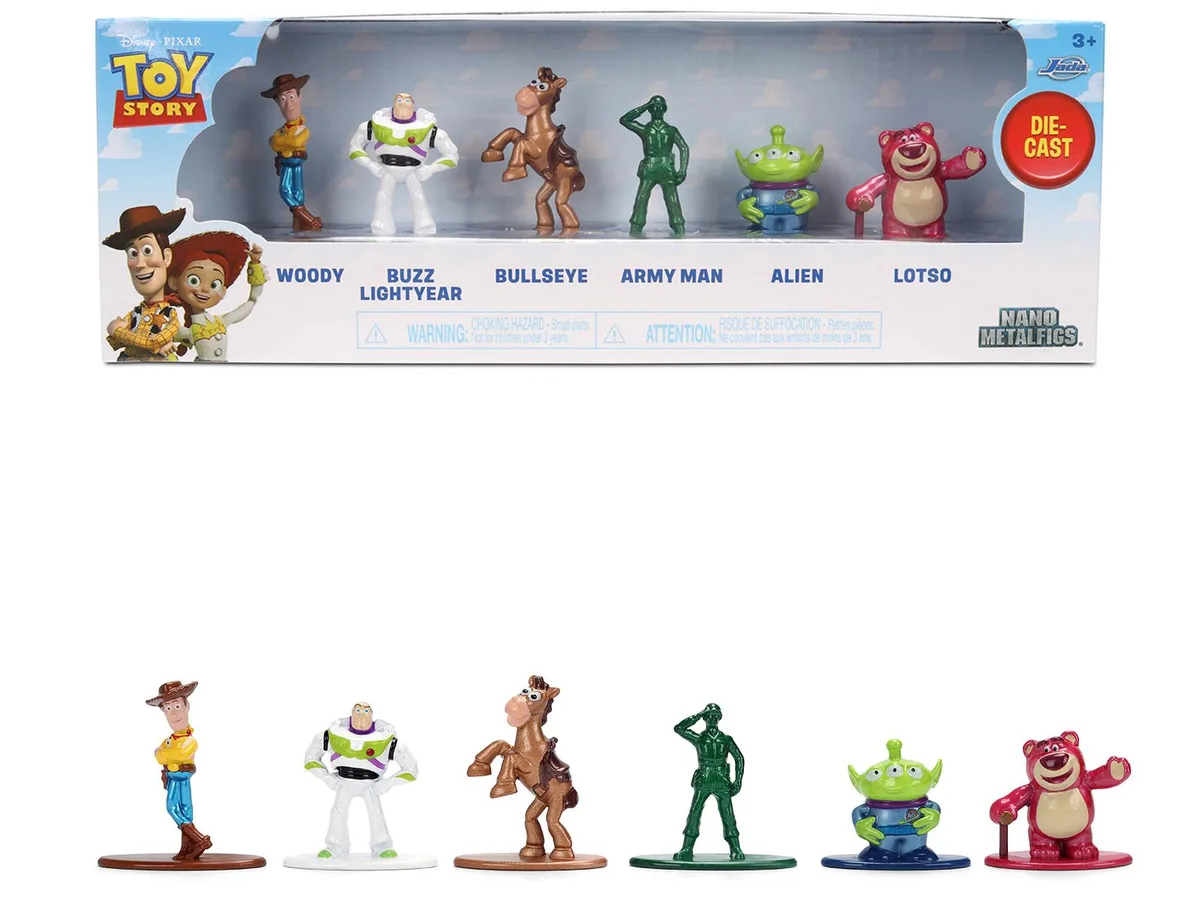 Jada Jada Toy Story Nano Metalfigs 6-Figure Set 1.25-2 in — product photo