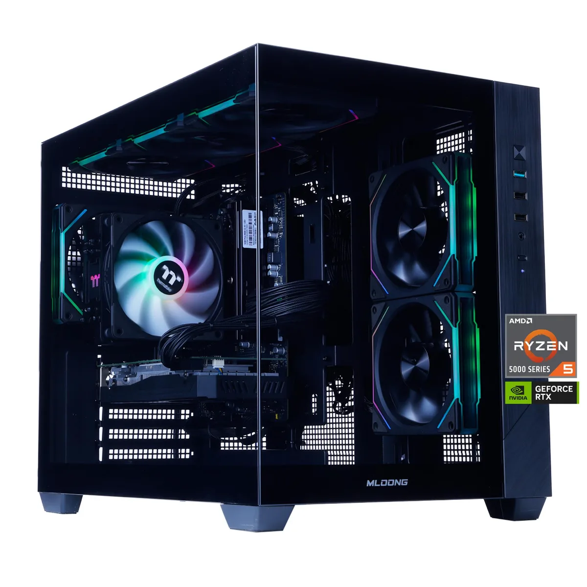 MLOONG MLOONG Ryzen 5 5500 RTX 3050 6GB 1TB 16GB DDR4 gaming PC — product photo