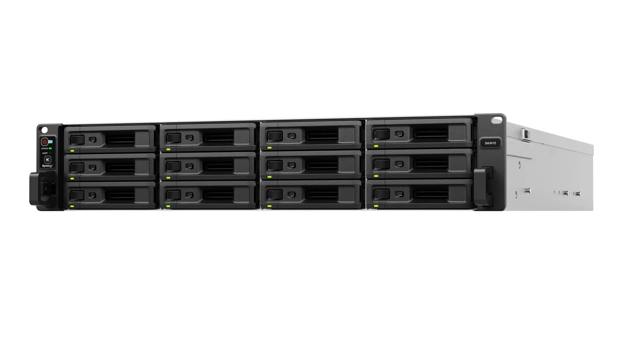 Synology Inc. Synology SA3410 12-bay rackmount NAS 16 GB DDR4 ECC Xeon D-1541 — product photo
