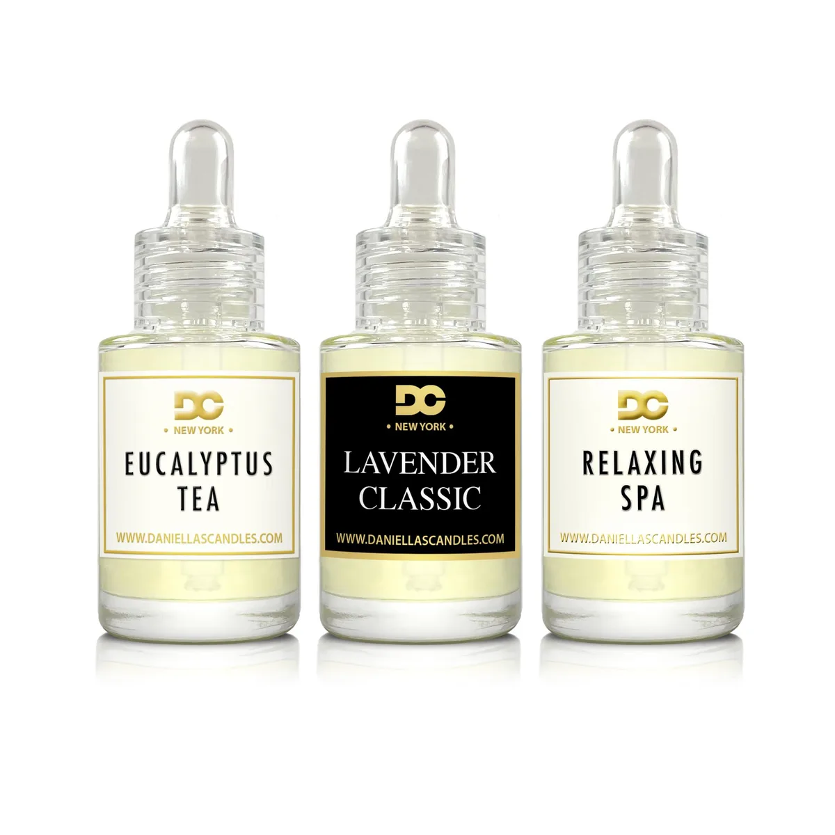Daniella's Candles Collection Daniella's Candles Collection Aromatherapy Oils Sampler Pack of 3 home accent — product photo