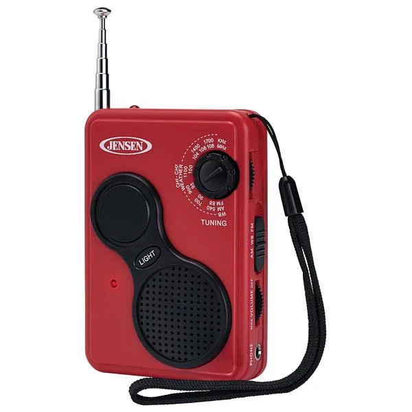 JENSEN JENSEN JEP-100 AM/FM Weather Band Radio with Flashlight — product photo