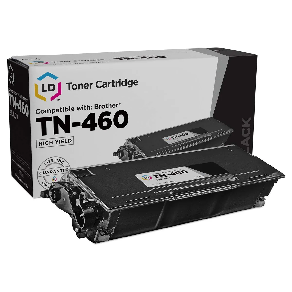LD Products LD Products Compatible TN460 High Yield Black Toner Cartridge — product photo
