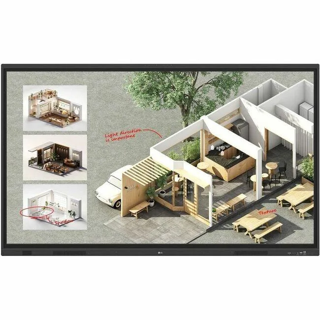 LG Electronics LG Electronics 75TR3DQ-B 75" Touchscreen Desktop PC ARM Cortex A73 A53 8 GB 3840x2160 400 Nit — product photo