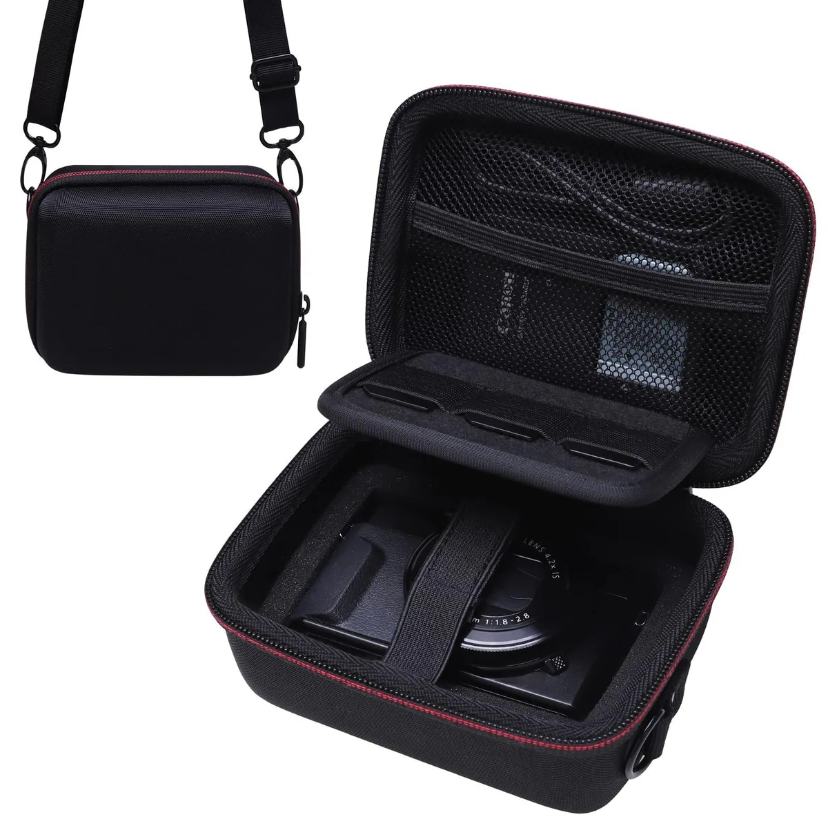 L LTGEM Camera Case Black 5.9 in x 4.6 in x 3.5 in — product photo
