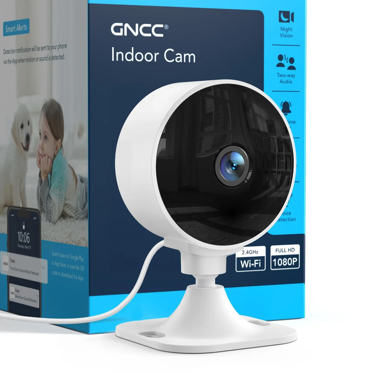 Ubiquiti Networks GC3-1P 1080P Indoor Network Camera 2.4GHz Wi-Fi — product photo
