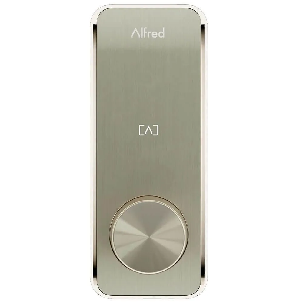 Alfred Alfred DB2S Smart RFID Deadbolt Lock with Key Satin Nickel — product photo