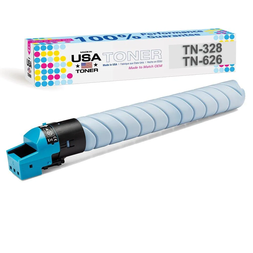 MADE IN USA TONER MADE IN USA TONER TN-626Y Yellow toner cartridge for Konica Minolta bizhub C250i C300i C360i C450i C550i C650i — product photo