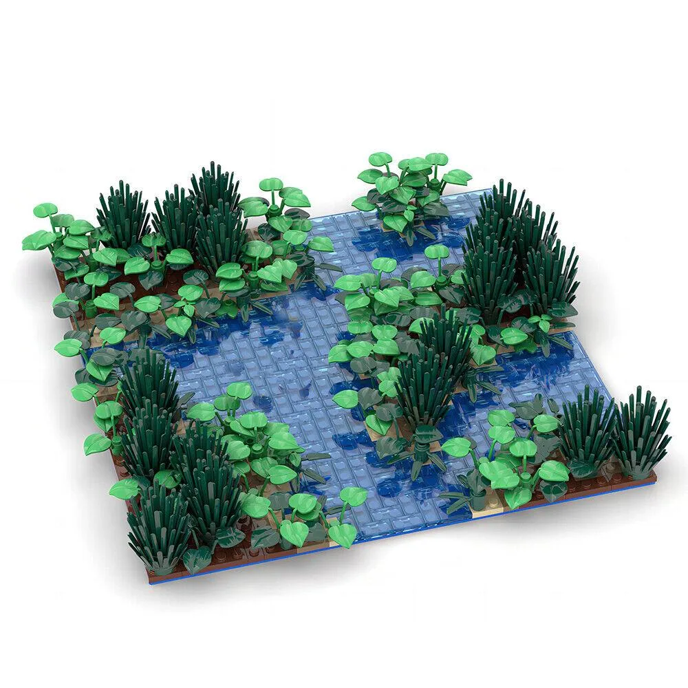 ZITIANYOUBUILD ZITIANYOUBUILD Little Water Landscape 536 Pieces MOC — product photo