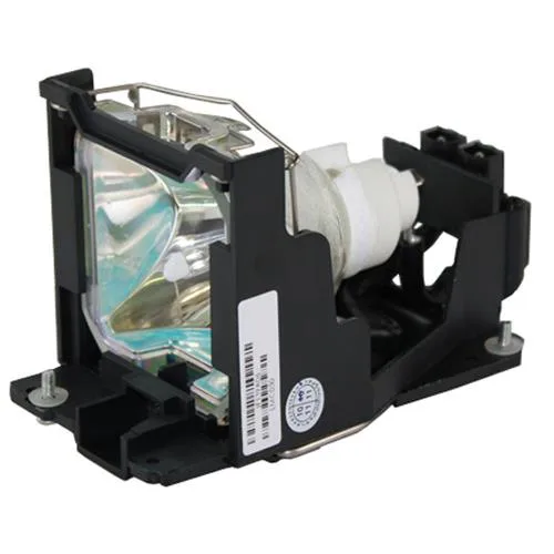 Rectangular projector lamp module with metal housing and glass bulb, 160 watt rating for PT-L501XU