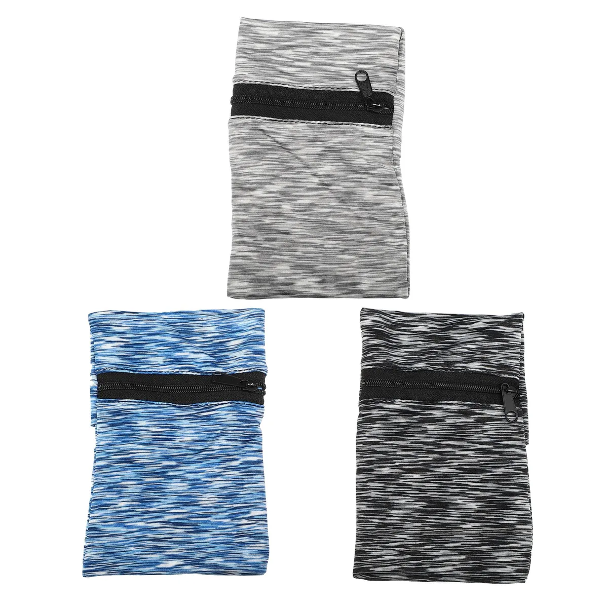 Unique-Bargains Unique-Bargains 3Pcs Phone Armband Black Blue Gray — product photo
