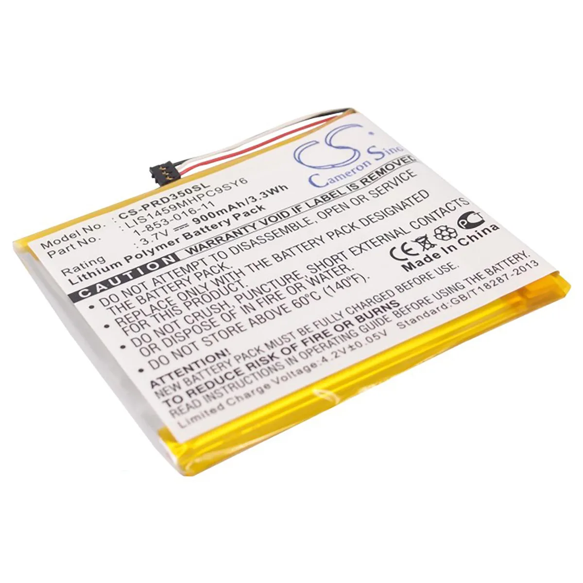 Cameron & Co Cameron & Co DS-CS-PRD350SL e-book accessory battery 3.7V 900mAh 3.33Wh black — product photo