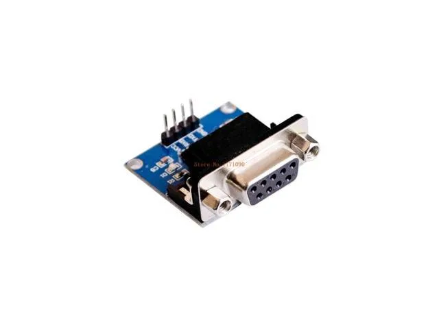 tuanyuan tuanyuan MAX3232 RS232 to TTL Serial Converter Module DB9 3.3V-5.5V 30mmx20mm Black — product photo