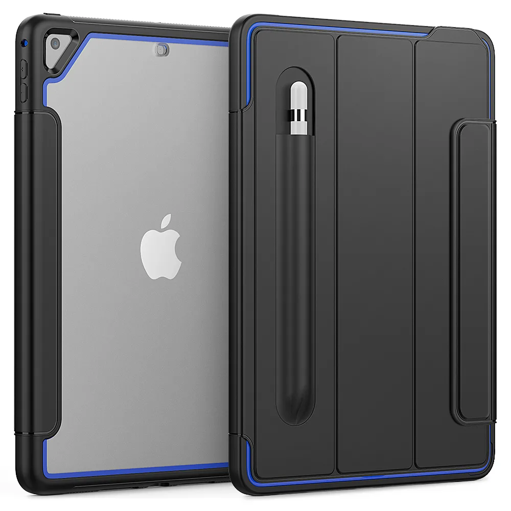 Werleo Werleo iPad 9.7 2017/2018 Smart Magnetic Stand Cover Blue/Black — product photo