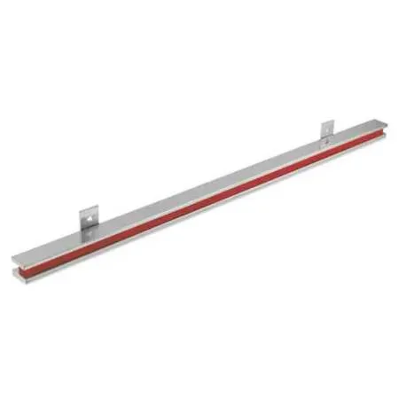 Red steel magnetic tool holder 24 inches long one inch wide