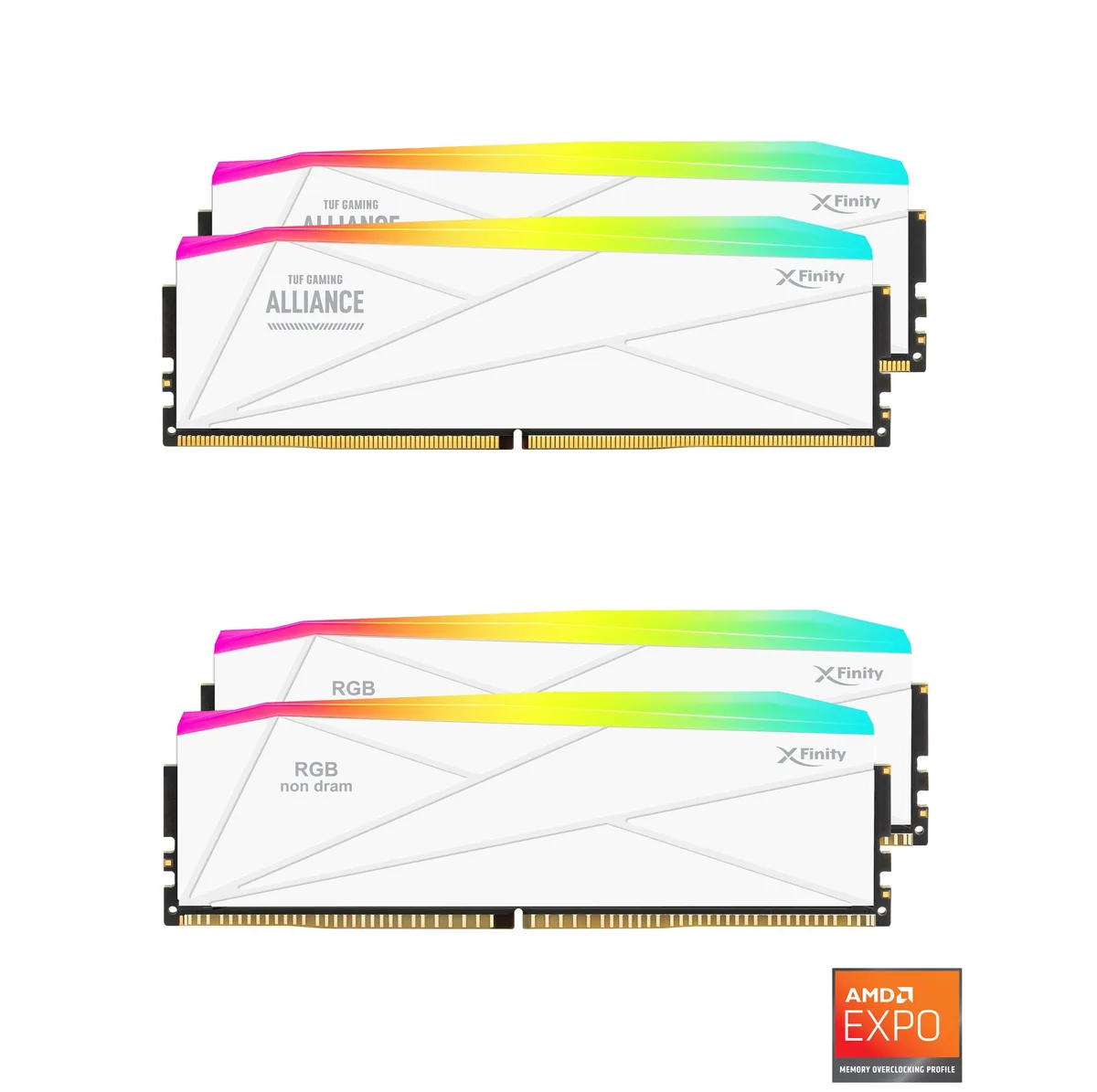 V-color V-color GTMXFAL4864832WW-DW desktop RAM 96GB (2x48GB) DDR5 6400 CL32 white — product photo