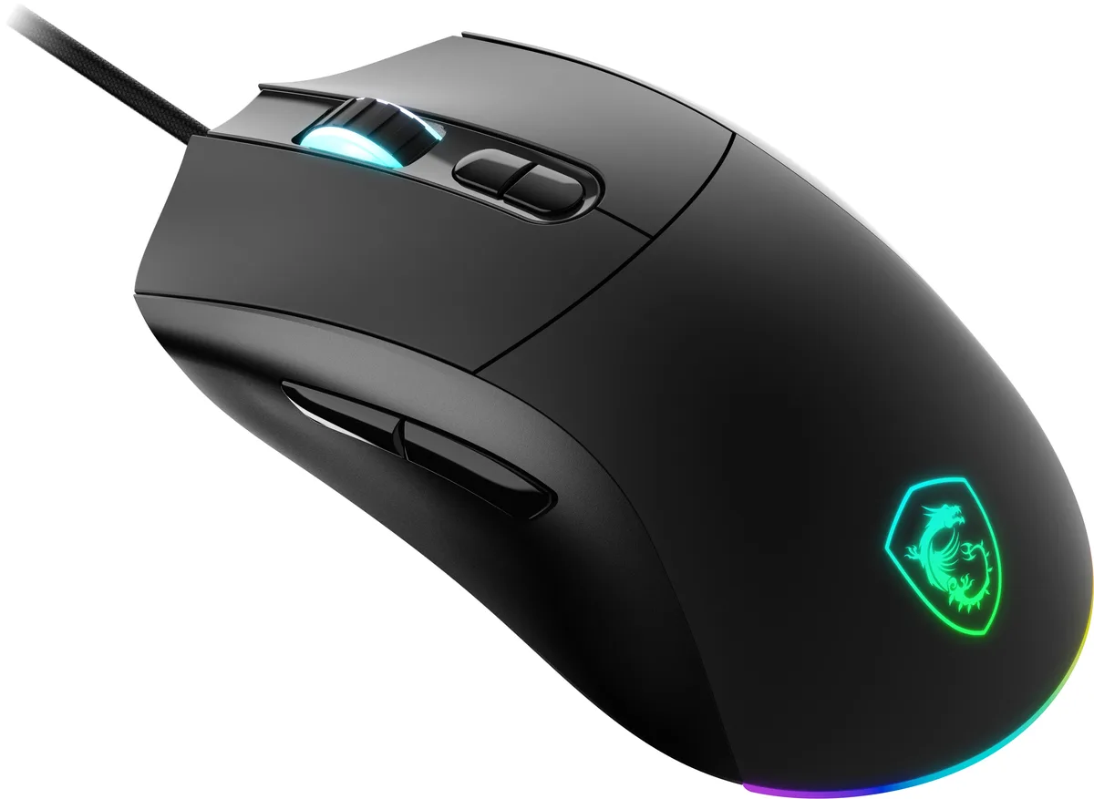 MSI MSI FORGE GM320 Gaming Mouse 12800 DPI 1000Hz 6 Presets — product photo