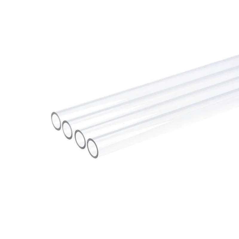 Four clear rigid acrylic tubes 16mm outer 13mm inner 60cm long