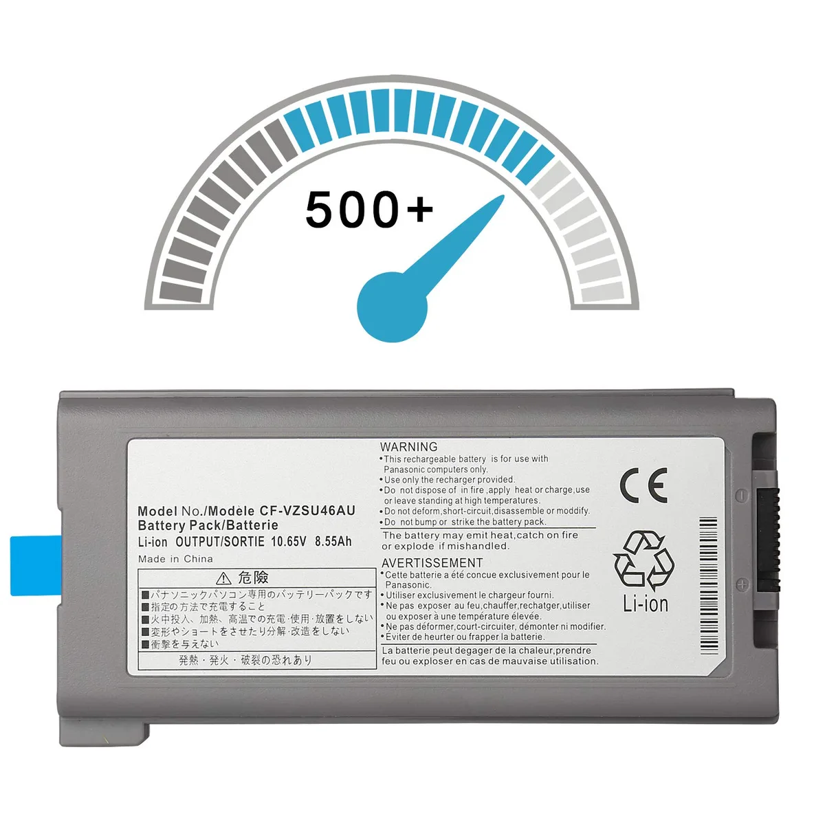 CPY CPY 4-Cell Laptop Battery 10.65V 8.55Ah Panasonic Toughbook CF-30 CF-31 CF-53 — product photo