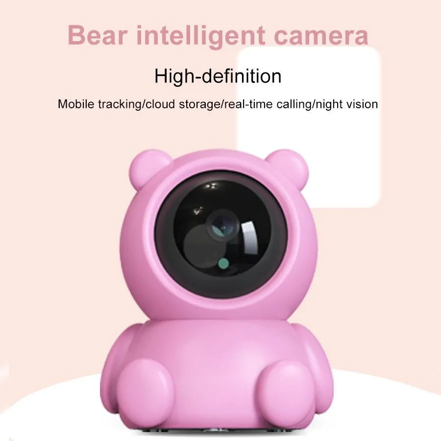 FAIYOU FAIYOU 1080P 360° PTZ Security Camera Pink — product photo