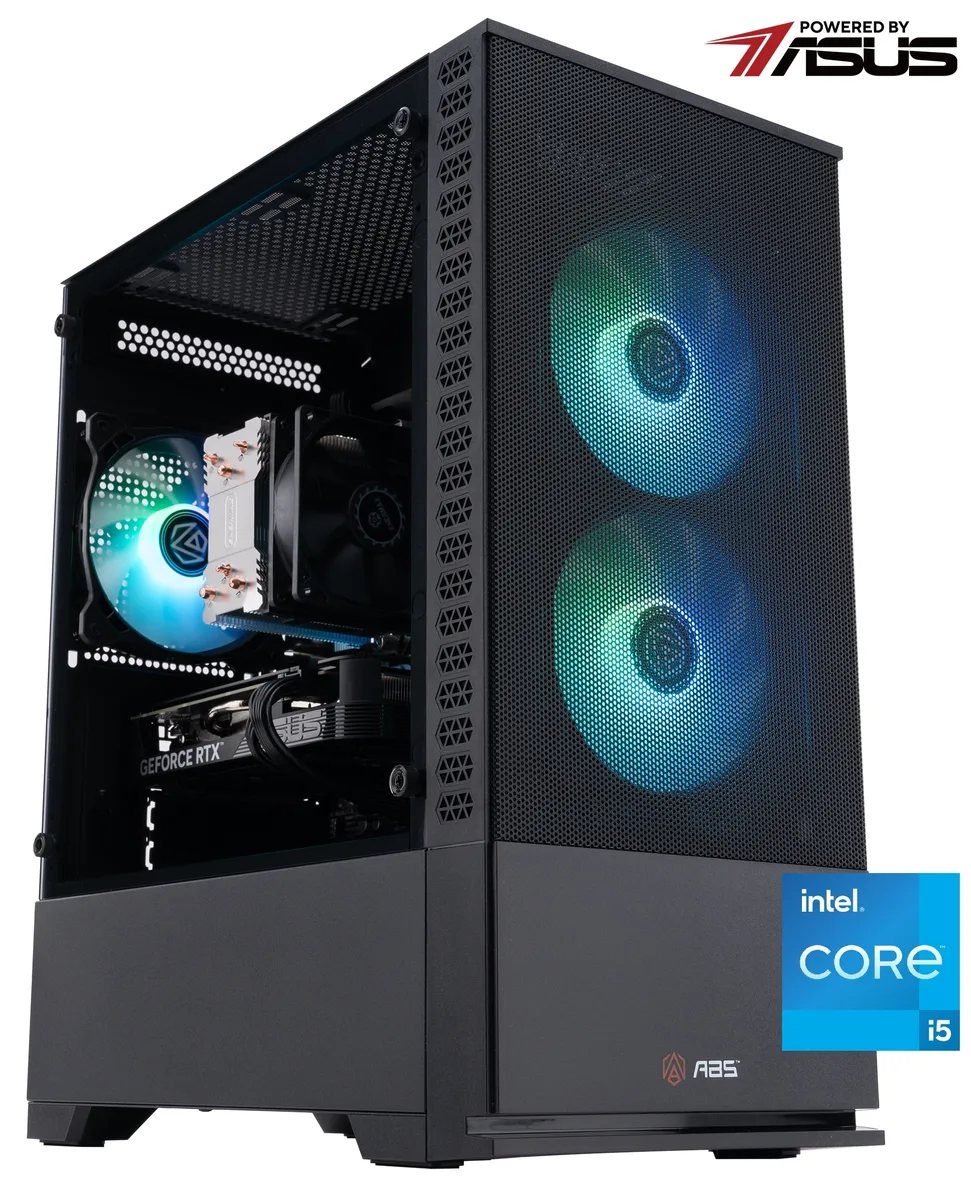 ABS ABS Cyclone Aqua CA13400F40602 gaming PC i5-13400F RTX 4060 32GB DDR4 1TB NVMe — product photo