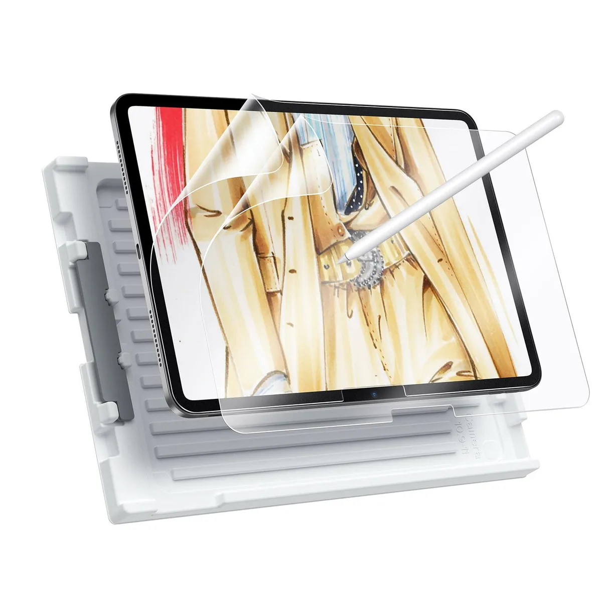  ESR Paper-Feel Tempered Glass Screen Protector 2-Pack iPad Air 11" M4/M3/M2 2024-2026 — product photo