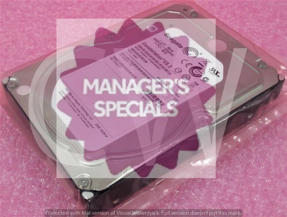 Seagate Seagate ST4000NM0023 4TB 7200RPM SAS 128MB 3.5" internal hard drive — product photo