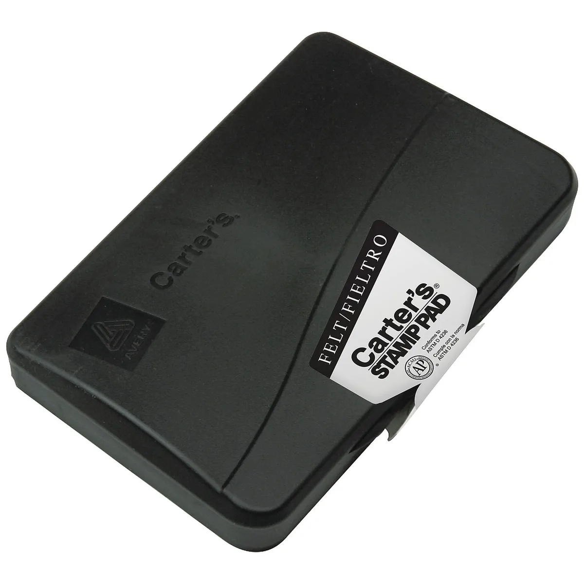 Avery Avery 21082 Carter's Felt Stamp Pad Black 6 1/4 x 3 1/4 — product photo