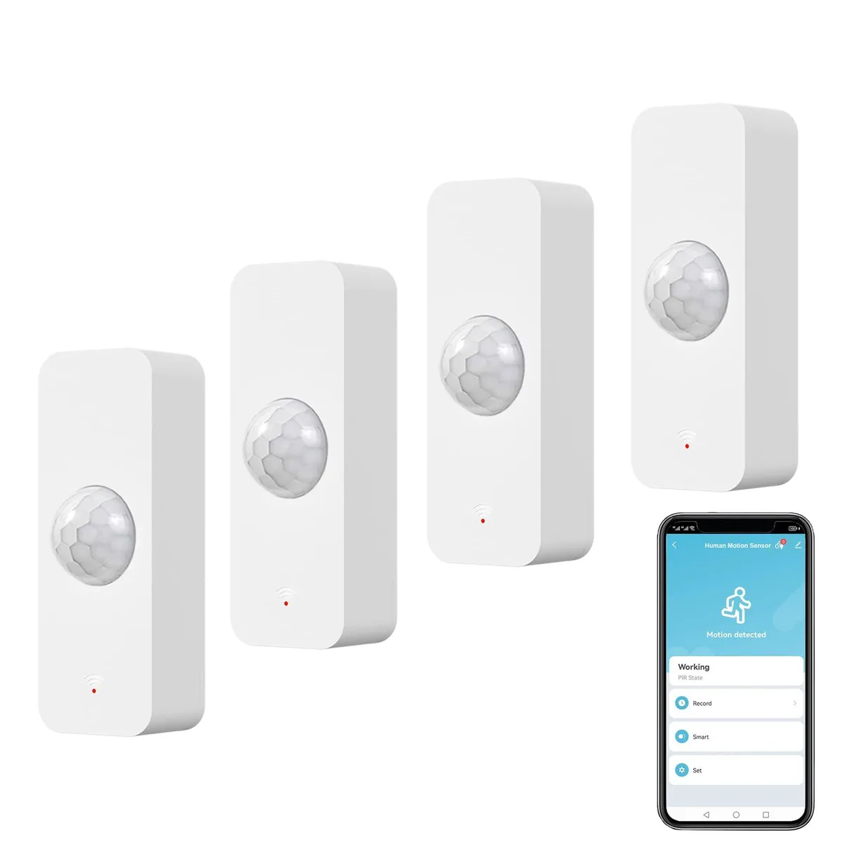 Emerson HMS-04 Smart Sensor 4 Pack 128° 6m — product photo