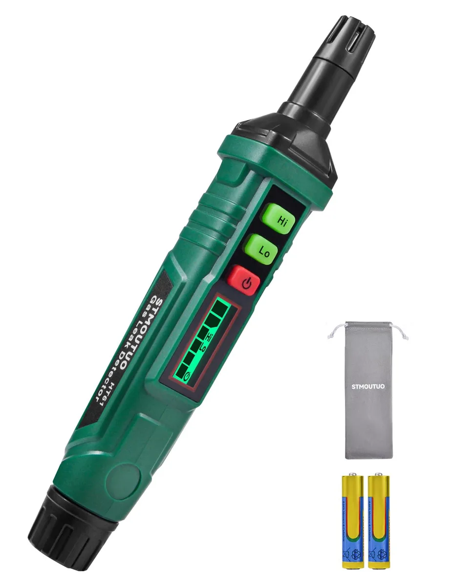  STMOUTUO HT61 Gas Leak Detector Green — product photo