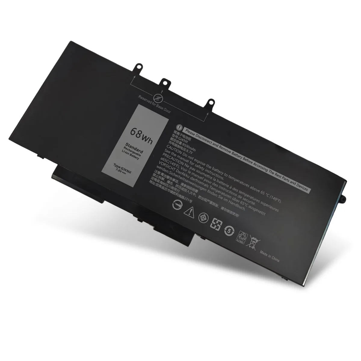 Damaite Damaite 68Wh 7.6V 4-Cell Li-ion Battery for Dell Latitude 5480 5580 5490 5590 — product photo